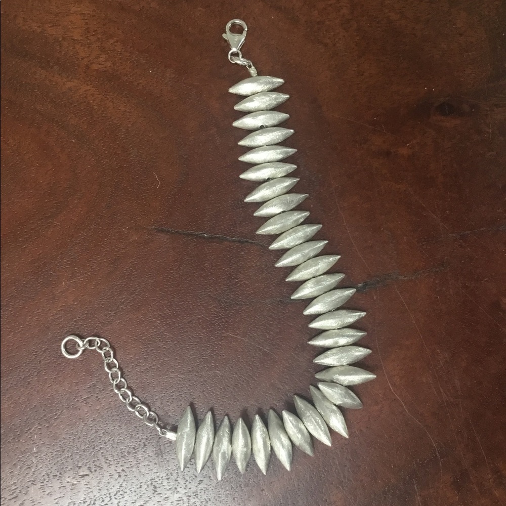 Custom made sterling silver bracelet. - Picture 2 of 2